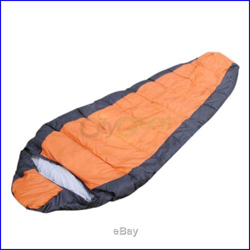 New Mummy Sleeping Bag 5F/-15C Camping Hiking With Carrying Case