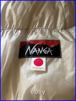 New NANGA Japanese Ultra Lite -20 GOOSE-DOWN SLEEPING BAG Retails 900+