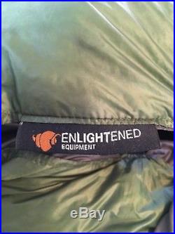 New (Other)Enlightened Equipment Revelation 800DT 20° Quilt Sleeping Bag Sz M Re