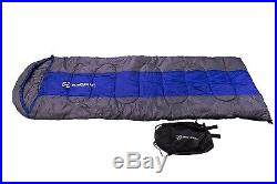 New Outdoor Camping Hiking Envelope Carrying Travel Sleeping Bag 20+ Degree F