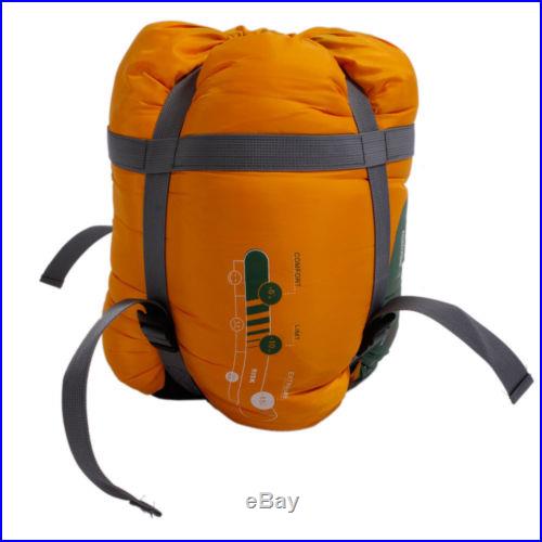 New Outdoor Camping Winter Mummy Shaped Sleeping Bag SD008 Yellow #C165