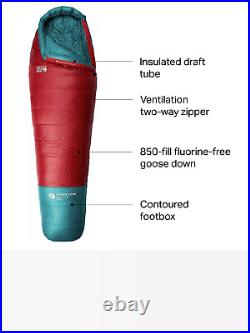 New Phantom 30F/-1C Sleeping Bag Mountain Hardwear Size Regular Left Hand Zip