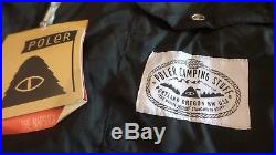 New Poler Napsack- Wearable Sleeping bag Black Size Large with Stuffable Sack