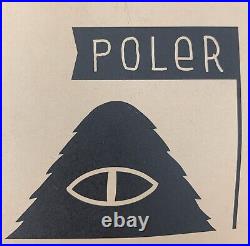 New Poler Reversible Sleeping Bag Napsack S Black & Furry Camo Camp Vibes RARE