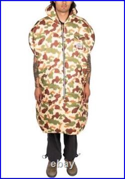 New Poler Reversible Sleeping Bag Napsack S Furry Camo Sand Camp Vibes RARE