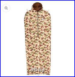 New Poler Reversible Sleeping Bag Napsack S Furry Camo Sand Camp Vibes RARE