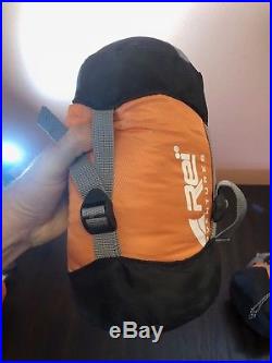 New REI Sleeping Bag Ultralight Orange 1.3lbs 50% off! Free ship! Ships fast