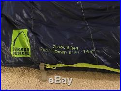 New Sierra Designs Zissou 6 degree Down Regular Length Sleeping Bag