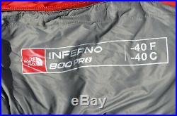 New THE NORTH FACE Inferno -40F/-40C Mummy Sleeping Bag 800 Pro Down Fill