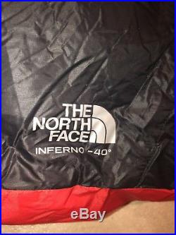 New The North Face Inferno -40F 800 Down Sleeping Bag Size Summit Series