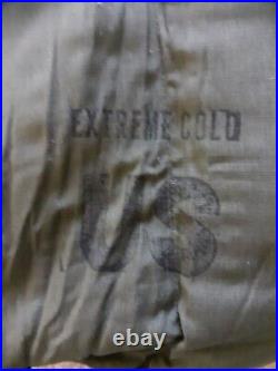 New US Army Subzero Extreme Cold Weather ECW Down GI Mummy Sleeping Bag WithHood
