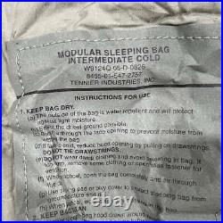 New US Military Sleeping Bag Intermediate Cold Weather Mummy Style