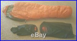 New Unused North Face Endurance Minus -20F / -29C Solar Flare Sleeping Bag Long