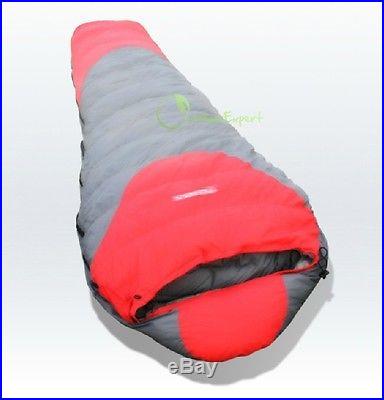 New White Duck Down Mummy Sleeping Bag -20 -10 0 degree