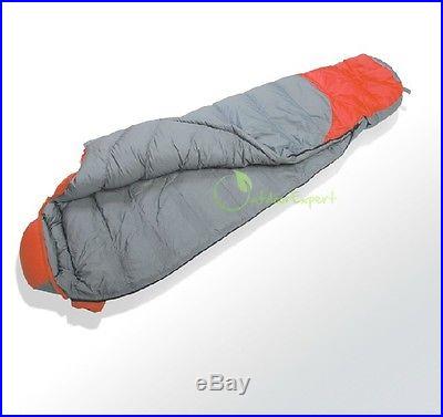 New White Duck Down Mummy Sleeping Bag -20 -10 0 degree