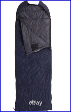 New Yeti 41°F Down Sleeping Bag 650+ Fill Power Navy / Charcoal size Reg 6ft