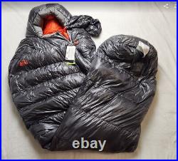 New men's REI Co-op Magma 15 Sleeping Bag / Regular Left Zip Asphalt Grey