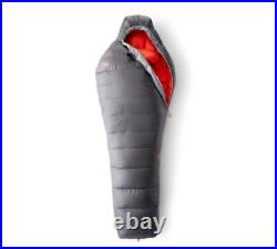 New men's REI Co-op Magma 15 Sleeping Bag / Regular Left Zip Asphalt Grey