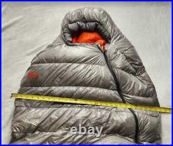 New men's REI Co-op Magma 30 Sleeping Bag / Regular Left Zip Alloy Grey