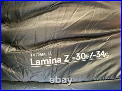 New open box Mountain Hardwear Lamina Z -30 Degree Sleeping Bag Regular Right