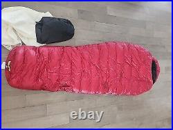 New, western mountaineering sleeping bag, Alpinelite, 6'6 Left Zip