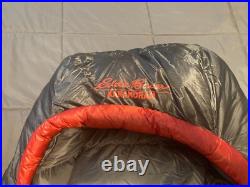 New withTags Eddie Bauer Kara Koram 20° Down Sleeping Bag (850 RDS) Lava Red