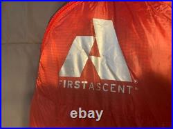 New withTags Eddie Bauer Kara Koram 20° Down Sleeping Bag (850 RDS) Lava Red
