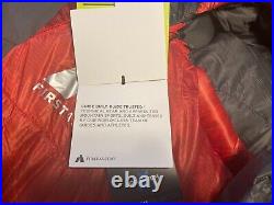 New withTags Eddie Bauer Kara Koram 20° Down Sleeping Bag (850 RDS) Lava Red