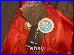 New withTags Eddie Bauer Kara Koram 20° Down Sleeping Bag (850 RDS) Lava Red