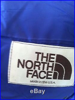North Face 100% goose down mummy sleeping bag