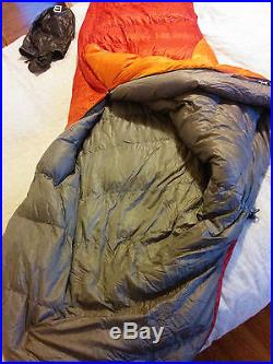 North Face Beeline 850 30F Sleeping Bag Goose Down Ultralight Camping! Mint