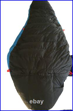 North Face Blue Kazoo 600 FP Goose Down Sleeping Bag 20f/-7C EUC