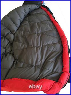 North Face Blue Kazoo 600 FP Goose Down Sleeping Bag 20f/-7C EUC