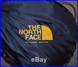 North Face Dark Star Sleeping Bag -40, lg Rh 88 X 35 with Carrying Bag
