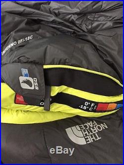 North Face Inferno 0F/ -18C Long Right Sleeping Bag