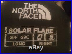 North Face Summit Series (Solar Flare) -20 f 800 Down Filled Sleeping Bag