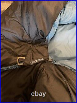 North Face blue kazoo sleeping bag 15 degree regular