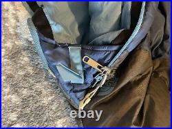 North Face blue kazoo sleeping bag 15 degree regular