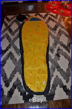 Northface Gold Kazoo sleeping bag regular / RH, New