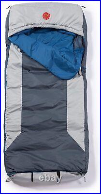 OmniCore Designs Multi Down Hooded Rectangular Sleeping Bag with 4pt