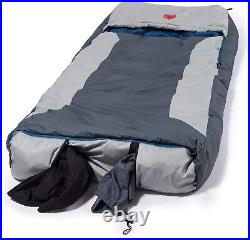 OmniCore Designs Multi Down Hooded Rectangular Sleeping Bag with 4pt