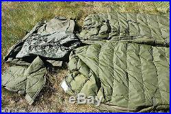 Original Bw Ksk Schlafsack Winter Sack Oliv Outdoor Camping Angeln Nato 5 Tlg