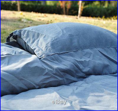 Outdoor 2 Person Double Sleeping Bag 23F/-5C Camping Hiking 86 x 60W/2 Pillows