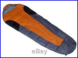 Outdoor Camping 41F/5C Mummy Shaped Sleeping Bag Hiking Traveling WithCarrying Bag