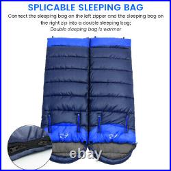 Outdoor Envelope Sleeping Bag Waterproof Camping Hiking Self-driving Traveling