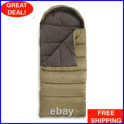 Outdoor Guide Gear Fleece Lined Sleeping Bag -15°F for Camping And Hiking