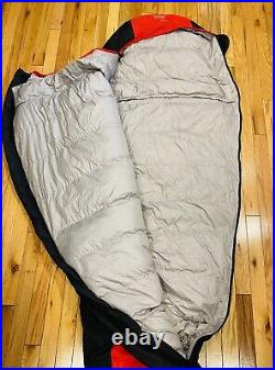 Outdoor Vitals Atlas 15 Degree 500 Fill Down Sleeping Mummy Bag Red & Black