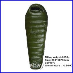 Outdoor sleeping bag adult warm filling 400-1000g duck down tent sleeping bag