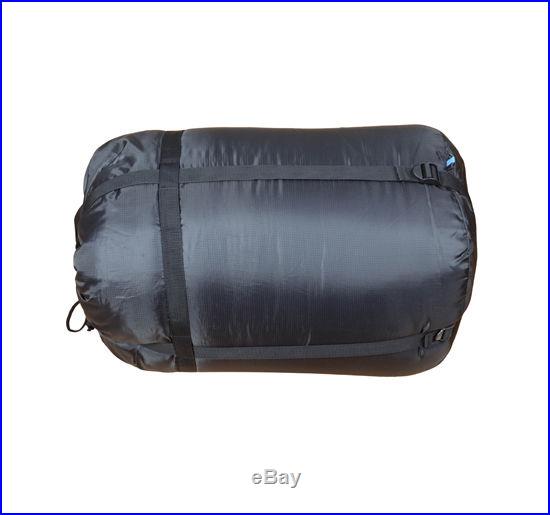Outsunny 2 Person Double Wide Camping Sleeping Bag 23F/-5C 86 x 60 w/ Pillows