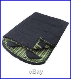 Outwell Camper Lux Double Sleeping Bag Navy / Green RRP £124.99